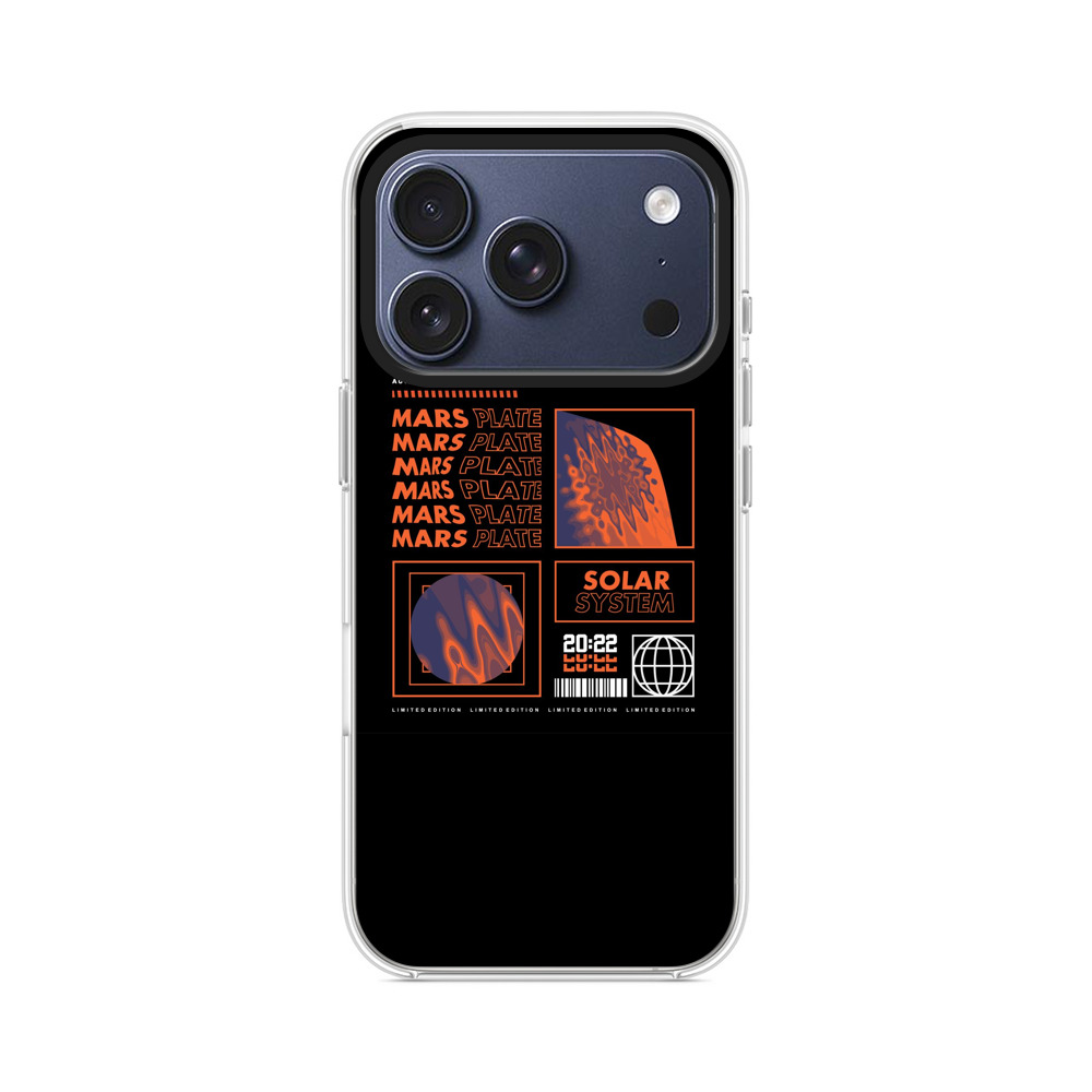 火星のプレートデザイン iPhone 17 Proオリジナルケース