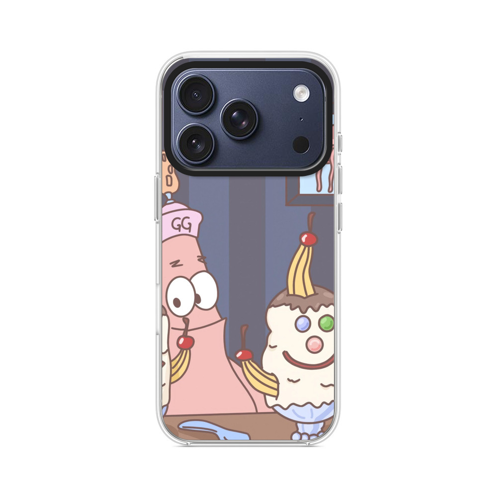 かわいいアイスキャラ iPhone 17 Proオリジナルケース