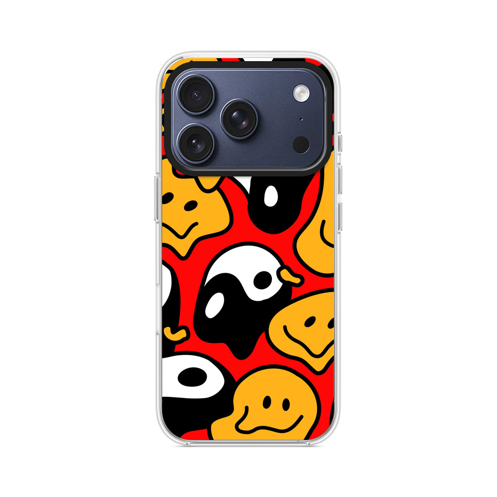 かわいいゴーストパターン iPhone 17 Proオリジナルケース