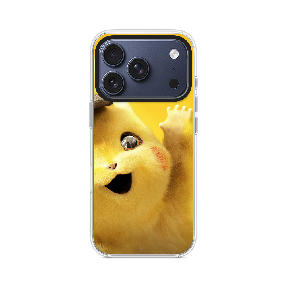 かわいい黄色モンスター iPhone 17 Proオリジナルケース