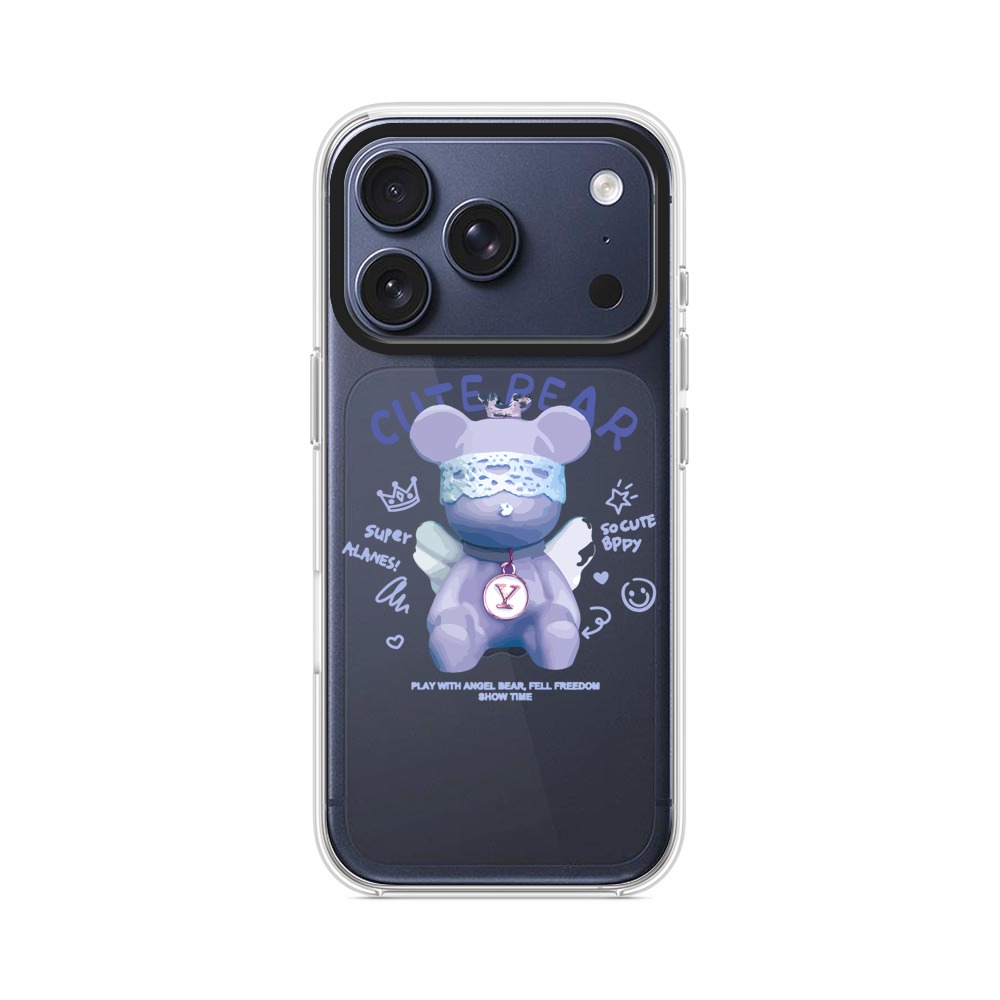 かわいいクマ iPhone 17 Proオリジナルケース