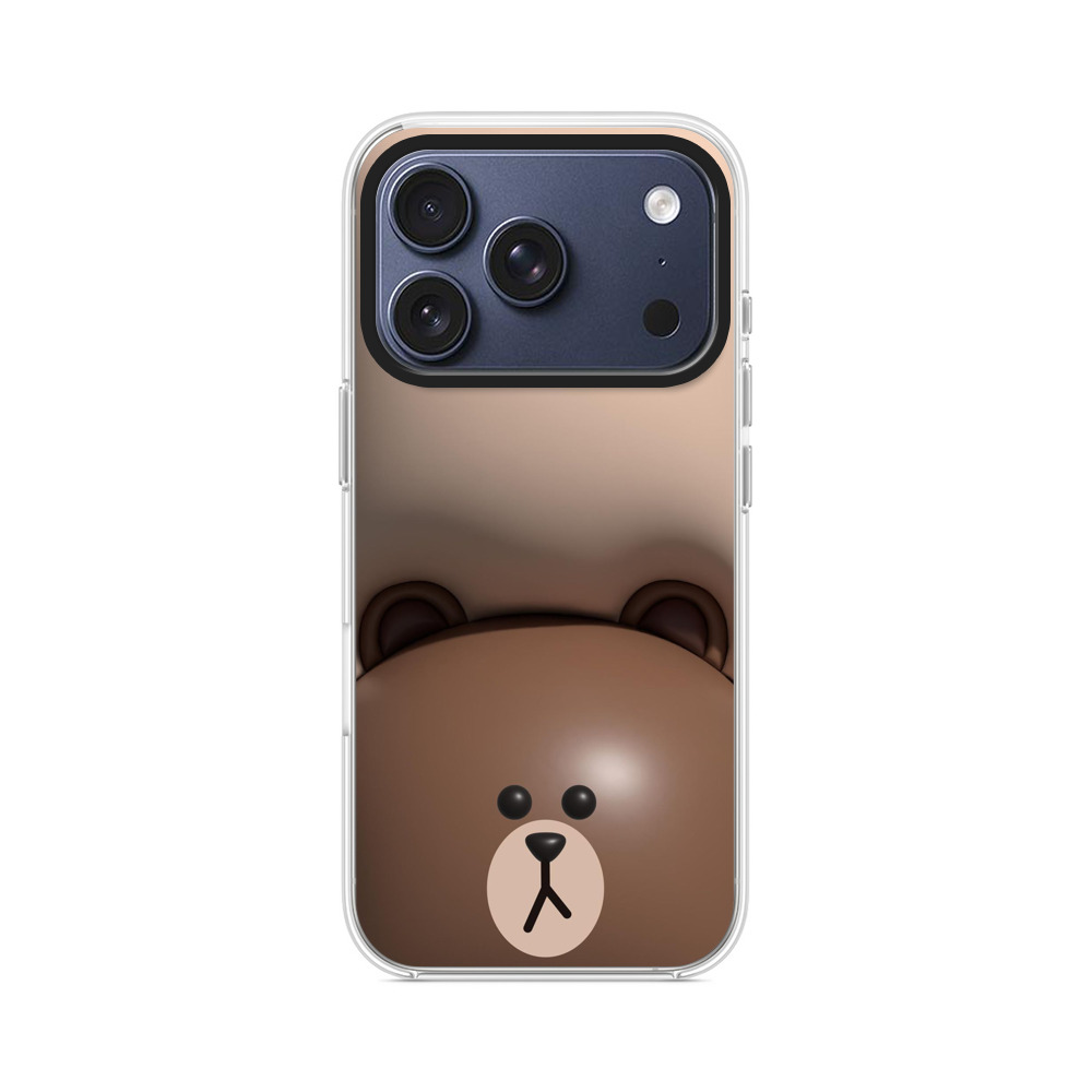 かわいいクマ耳デザイン iPhone 17 Proオリジナルケース