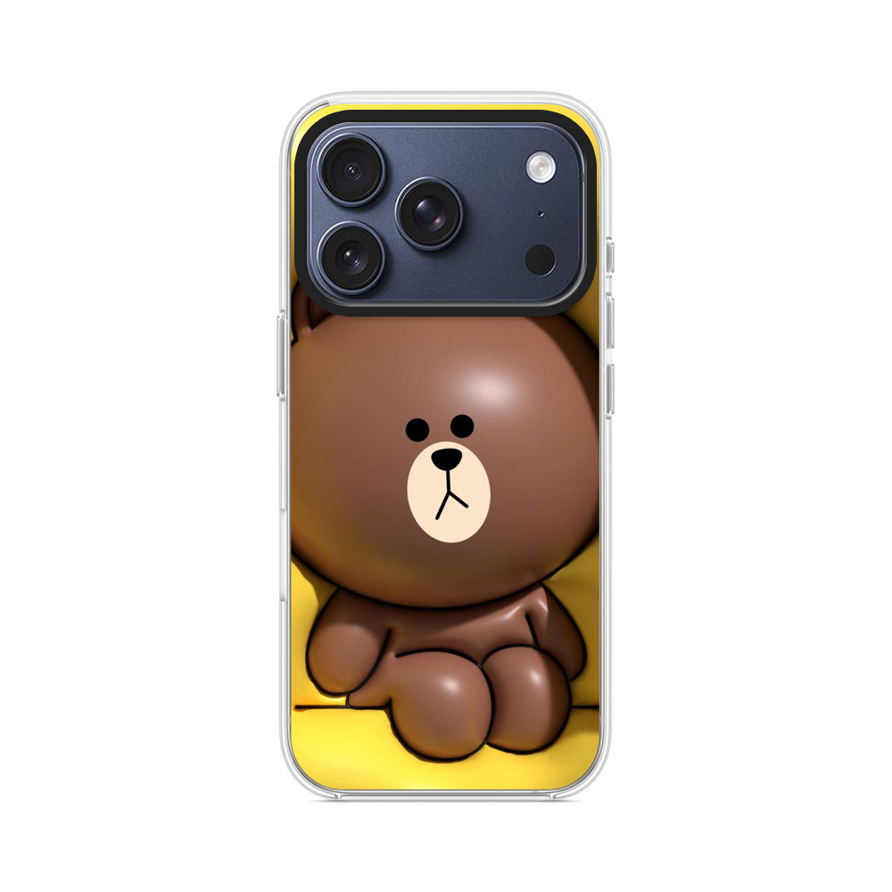 かわいいクマ iPhone 17 Proオリジナルケース