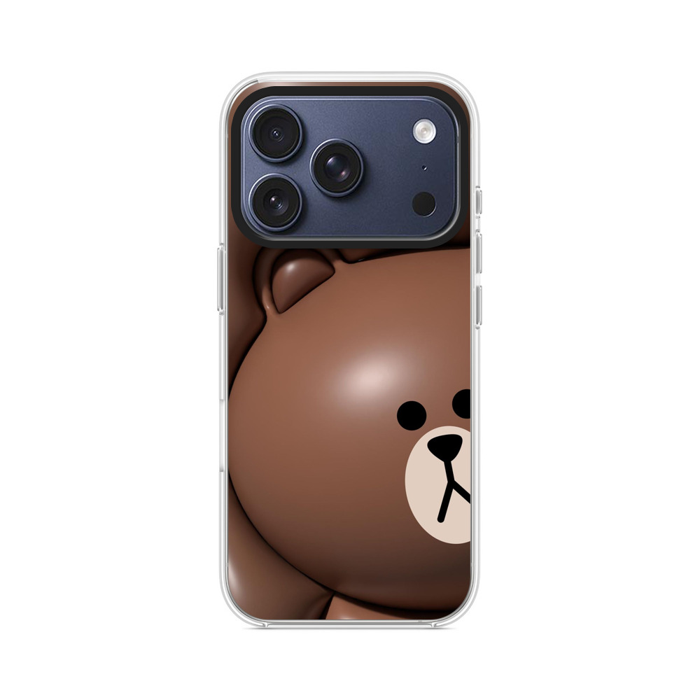 かわいいくま顔 iPhone 17 Proオリジナルケース