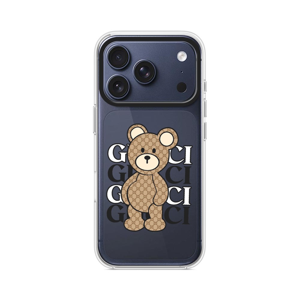 かわいいクマのデザイン iPhone 17 Proオリジナルケース