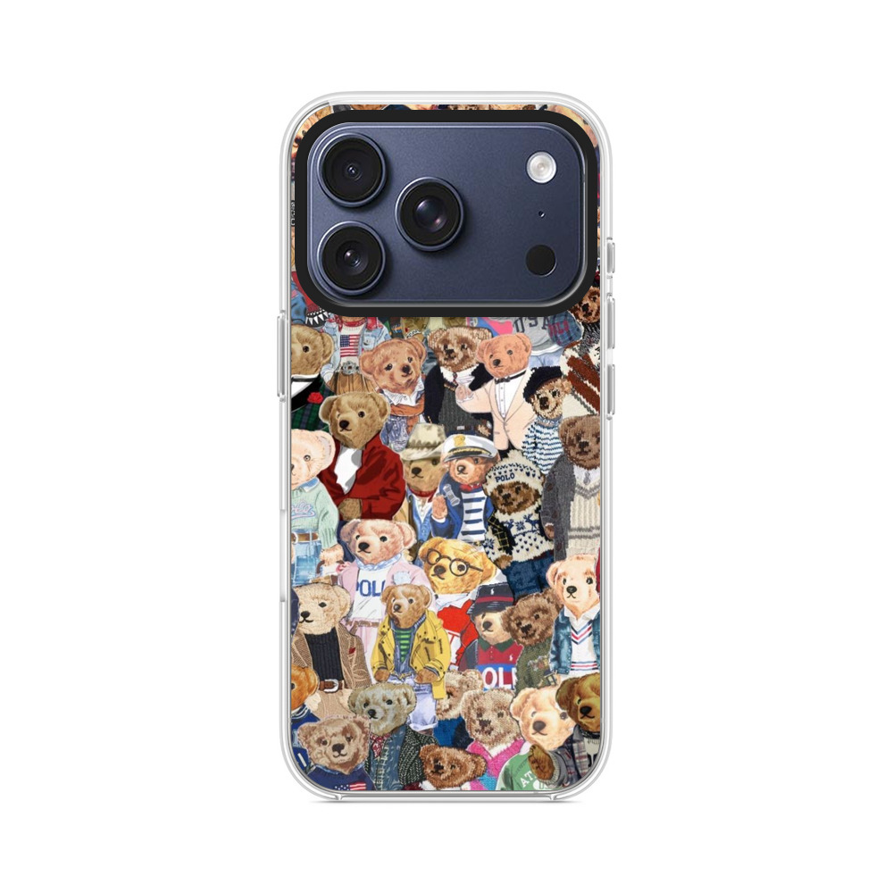 かわいいクマたち iPhone 17 Proオリジナルケース