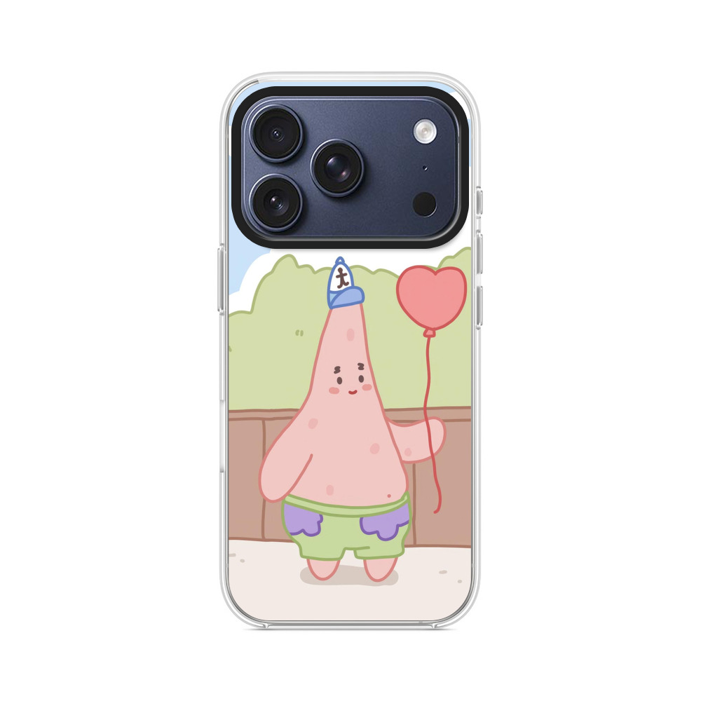 ハート風船のキャラ iPhone 17 Proオリジナルケース