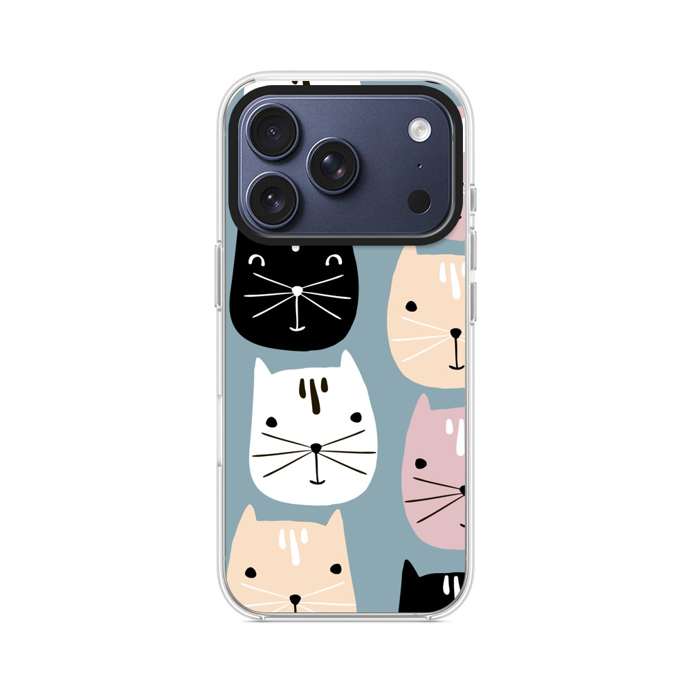 かわいい猫のパターン iPhone 17 Proオリジナルケース