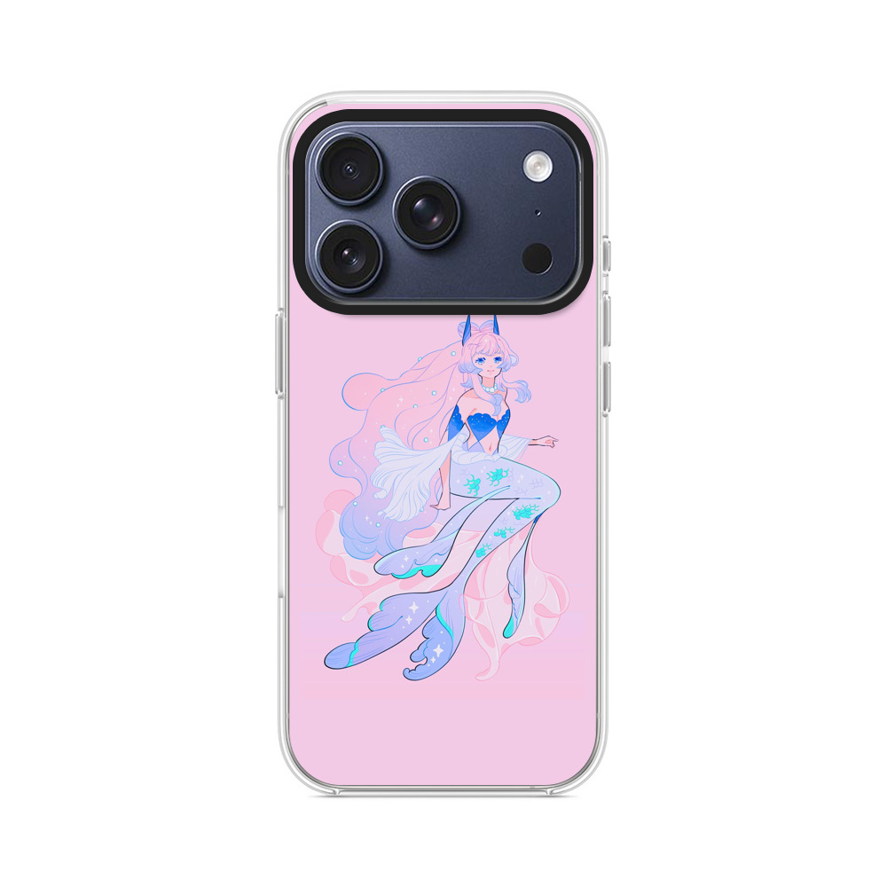 かわいい人魚のイラスト iPhone 17 Proオリジナルケース