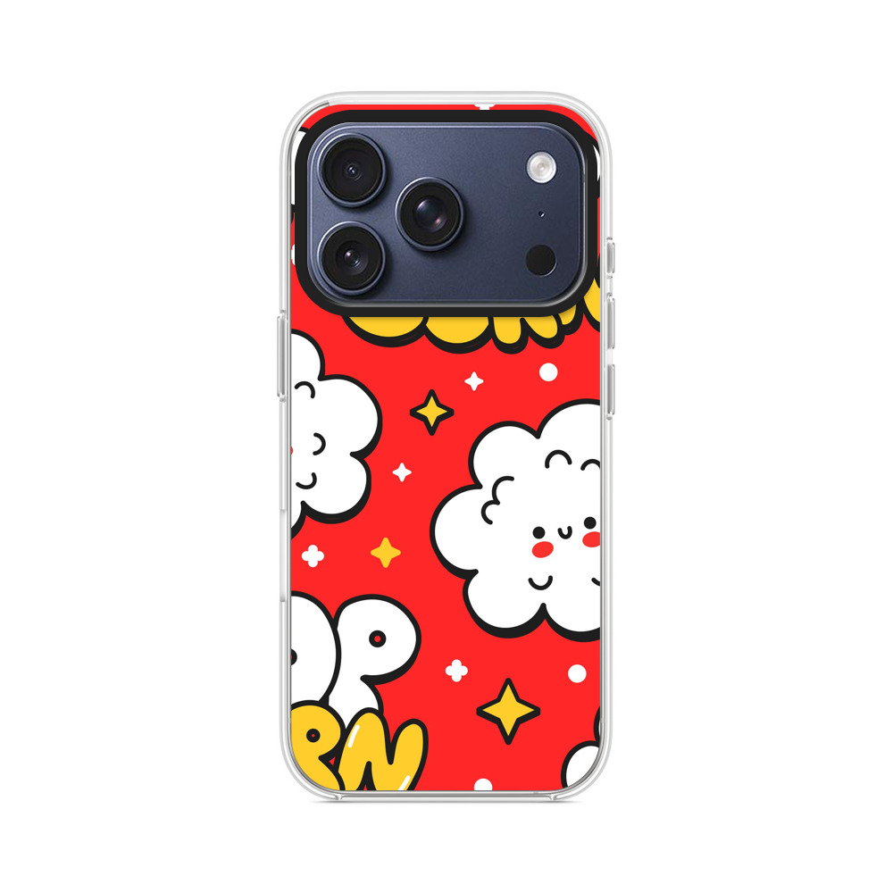 かわいいポップコーンのパターン popcorn-cartoon かわいいポップコーンのパターン popcorn-cartoon