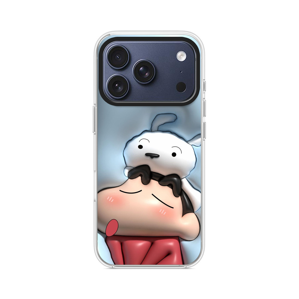 かわいい白い犬 iPhone 17 Proオリジナルケース