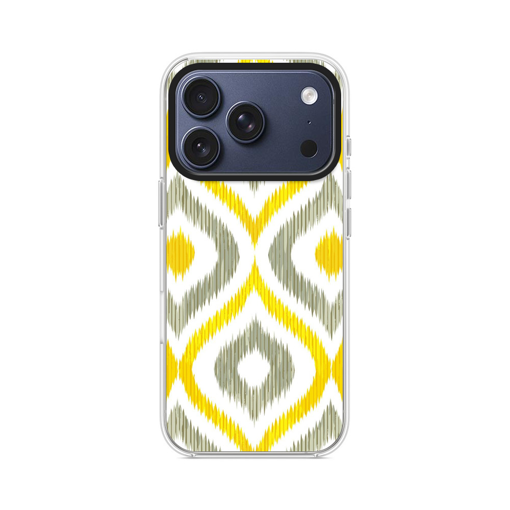 幾何学模様の黄色と灰色 yellow-eyes 幾何学模様の黄色と灰色 yellow-eyes