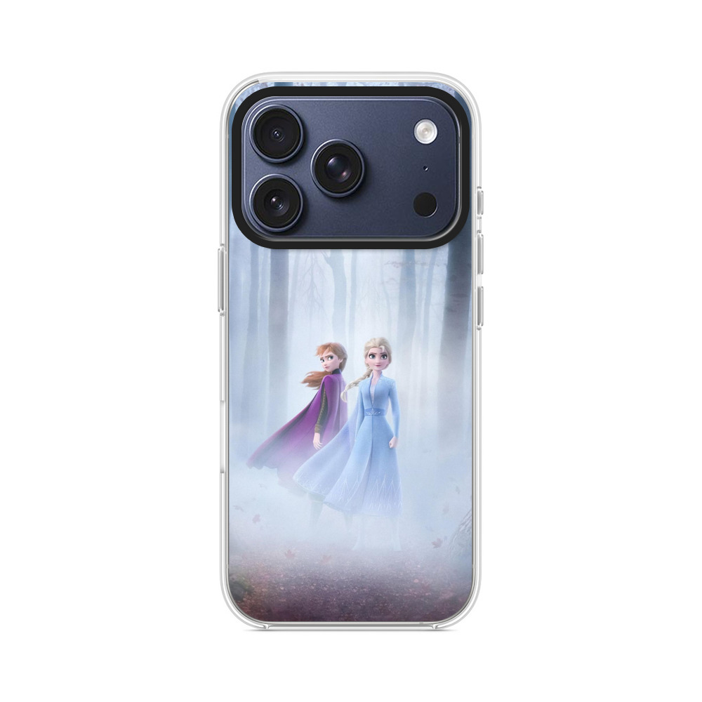 霧の森を歩く姉妹 iPhone 17 Proオリジナルケース