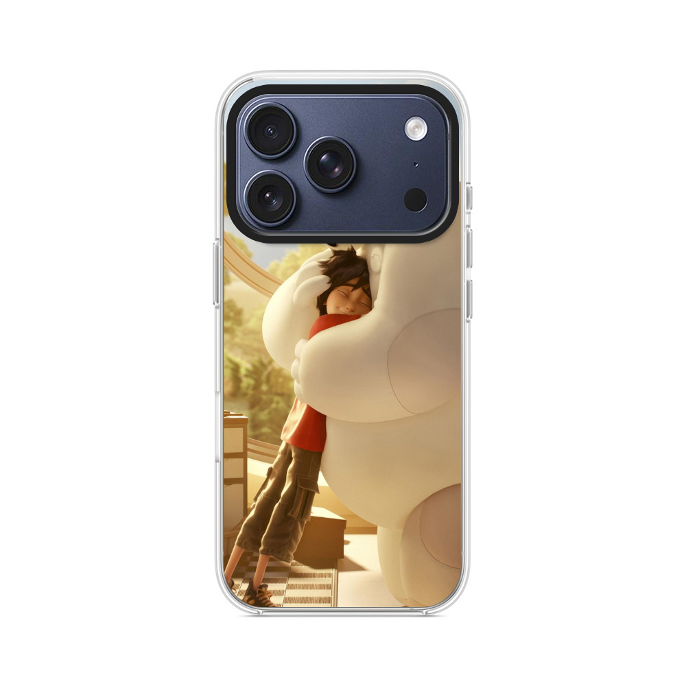 心温まるロボット抱擁 iPhone 17 Proオリジナルケース