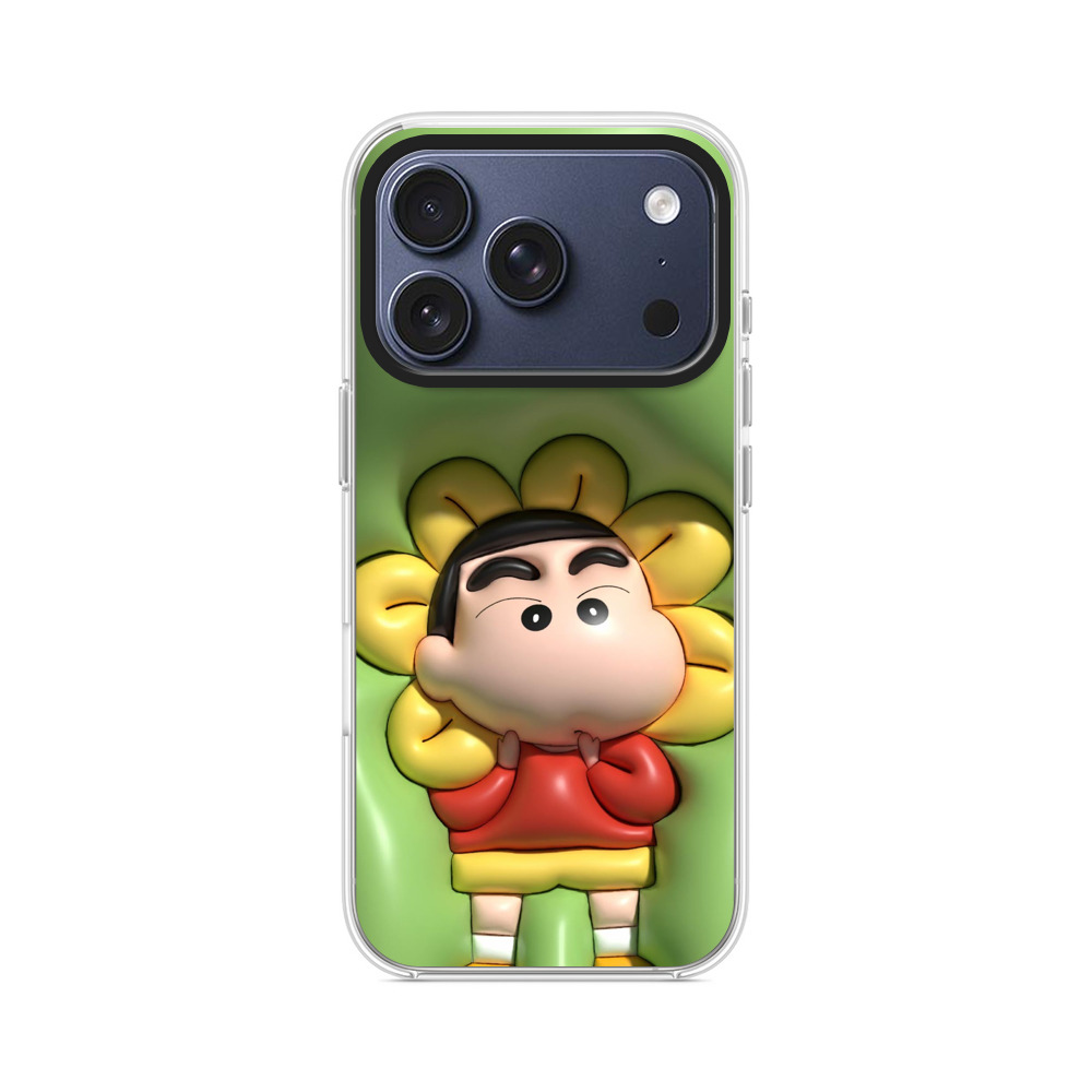 しんちゃんとひまわり iPhone 17 Proオリジナルケース