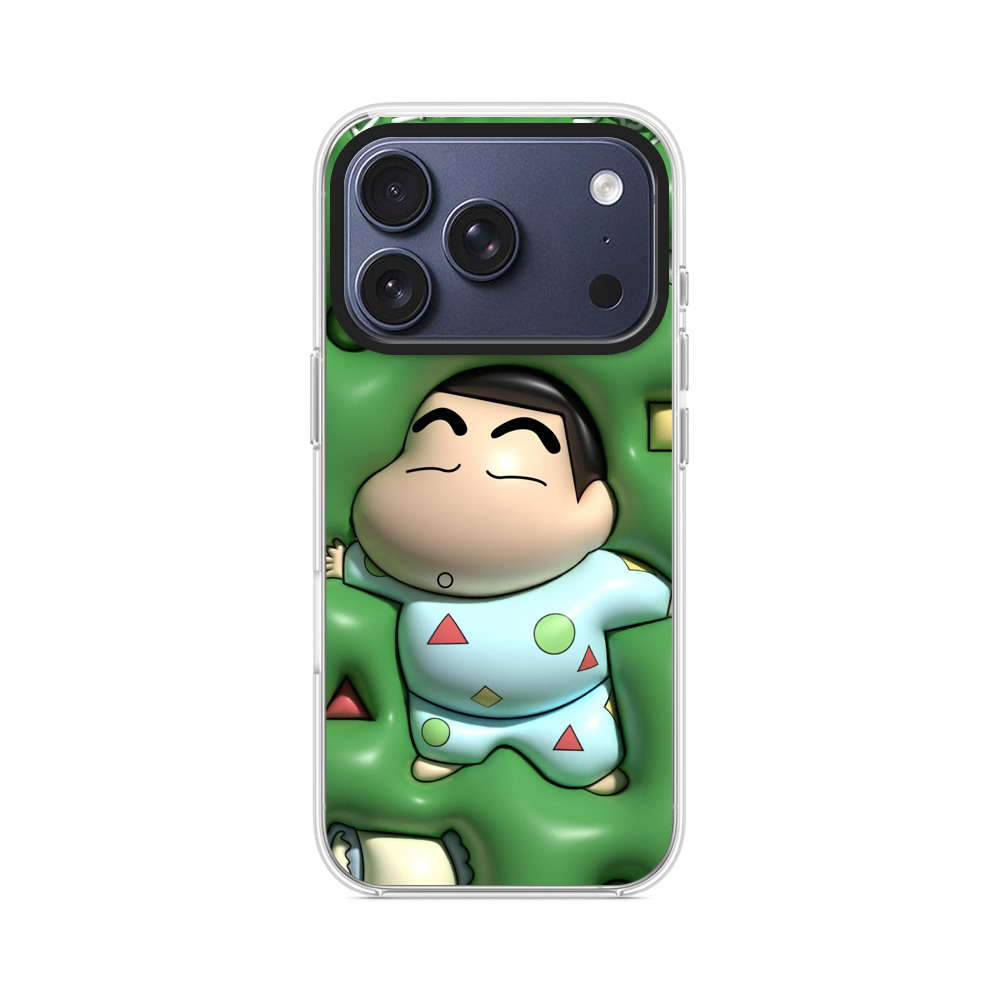 しんちゃん寝そべり iPhone 17 Proオリジナルケース