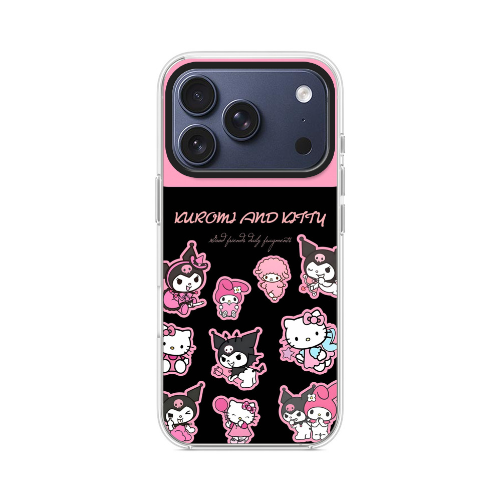 クロミとキティのキャラ iPhone 17 Proオリジナルケース