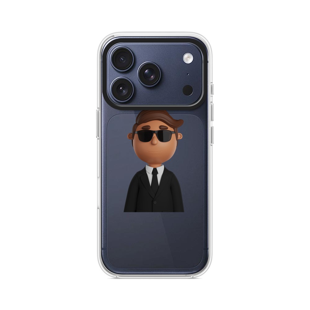 クールな男性キャラクター iPhone 17 Proオリジナルケース