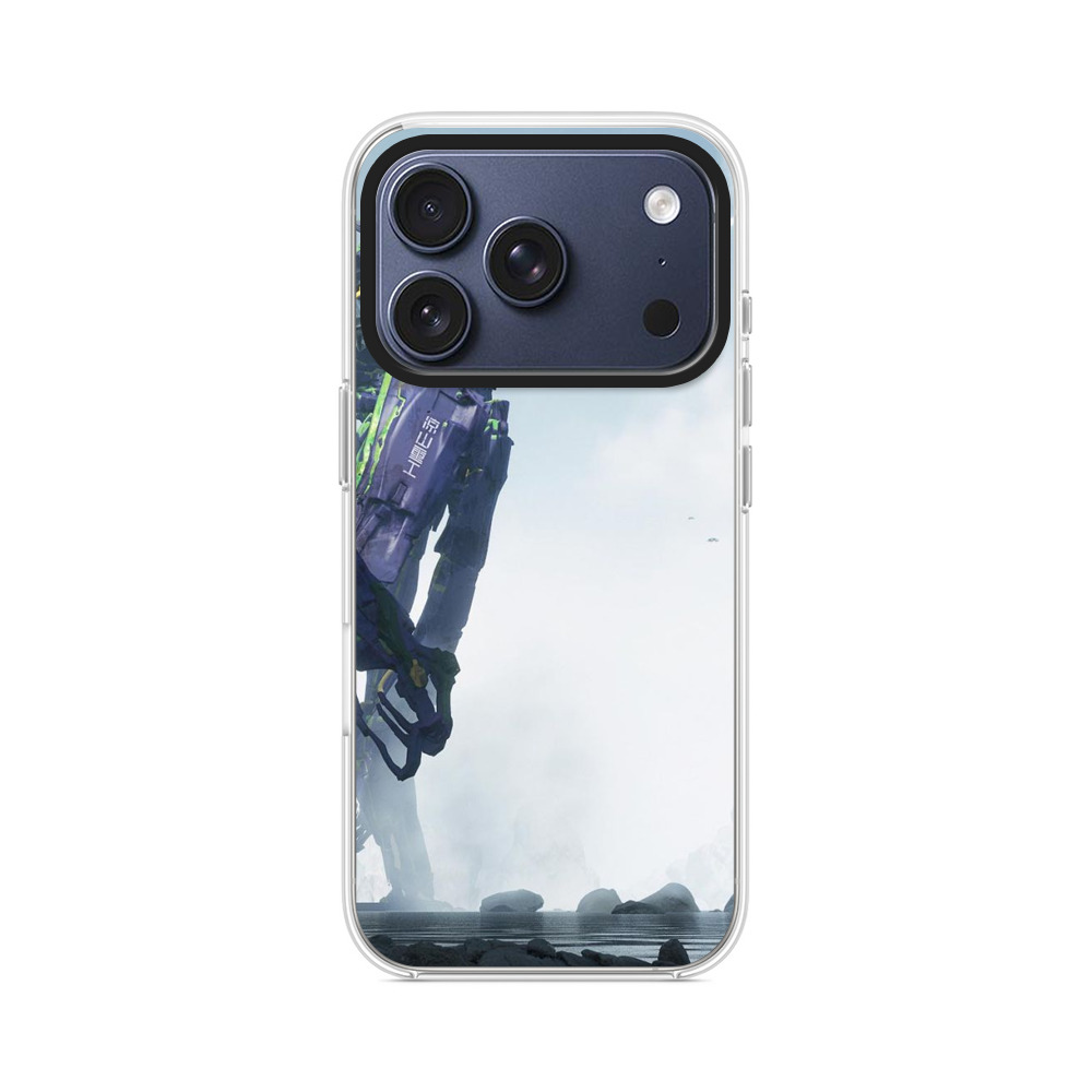 月夜の巨大ロボットケース用 iPhone 17 Proオリジナルケース