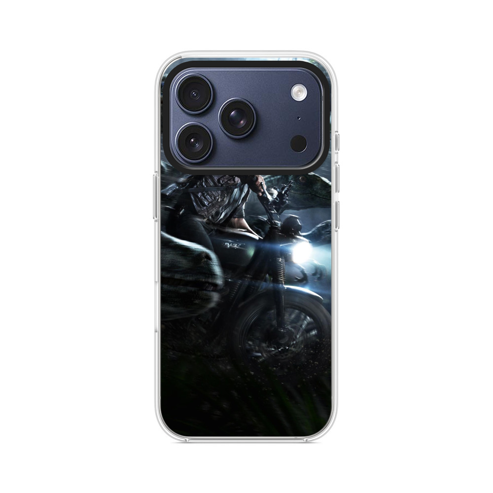 恐竜バイクチェイス iPhone 17 Proオリジナルケース
