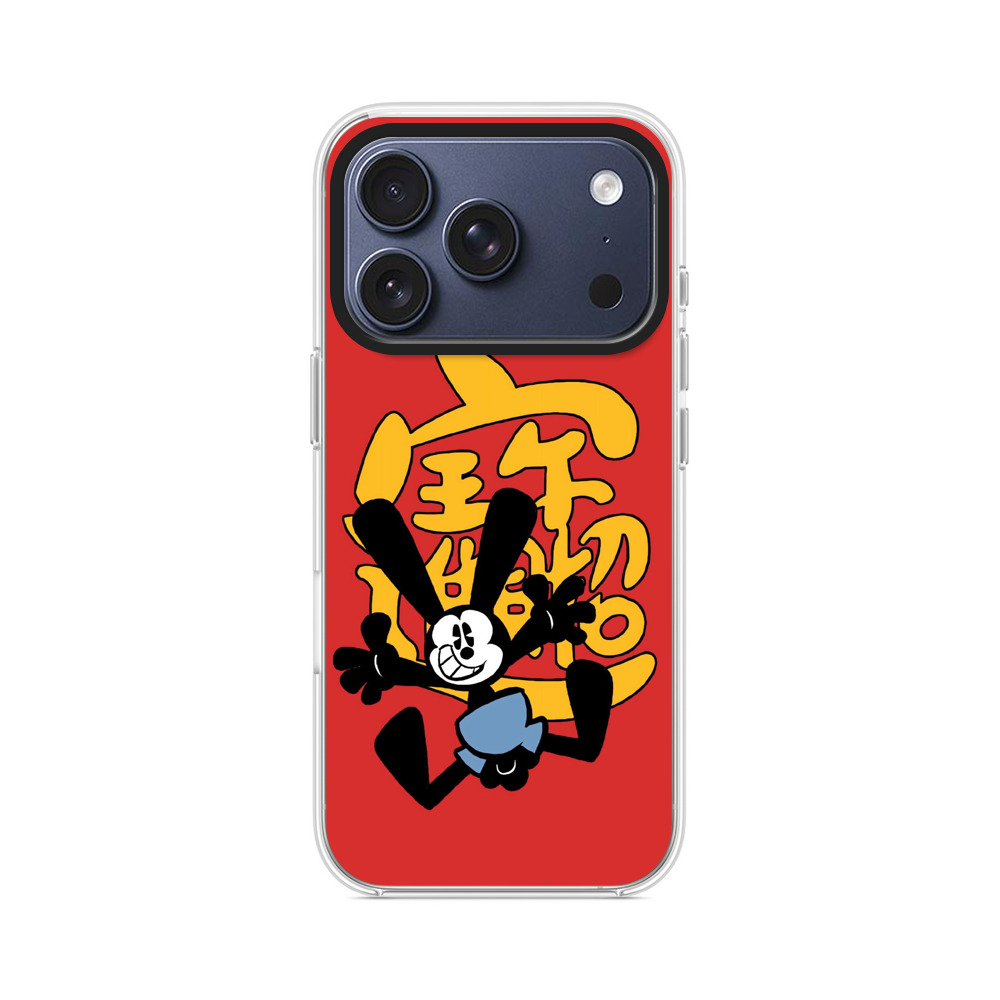 ラッキーウサギと中国文字 iPhone 17 Proオリジナルケース