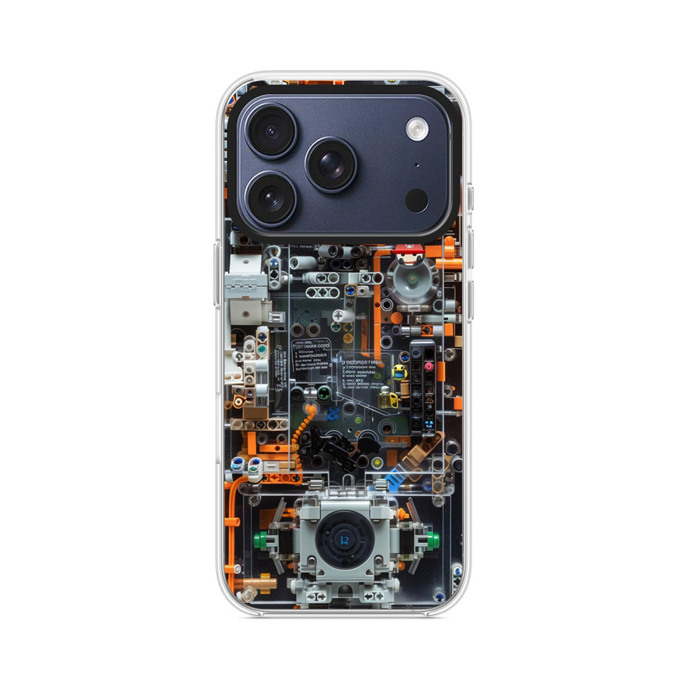 複雑メカニズムデザイン iPhone 17 Proオリジナルケース