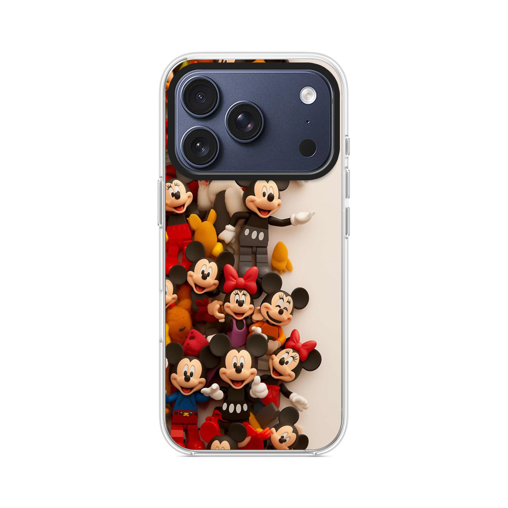 ミッキーマウス集合フィギュア iPhone 17 Proオリジナルケース