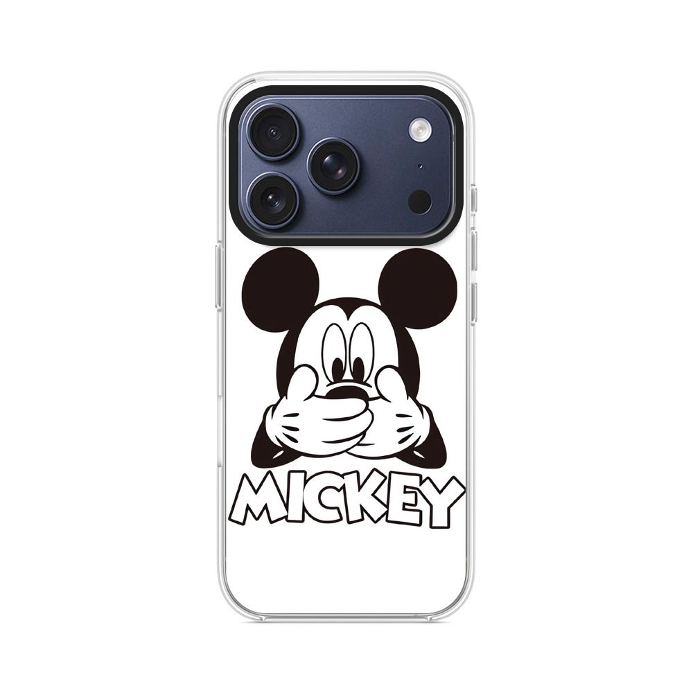 ミッキー口覆いイラスト iPhone 17 Proオリジナルケース