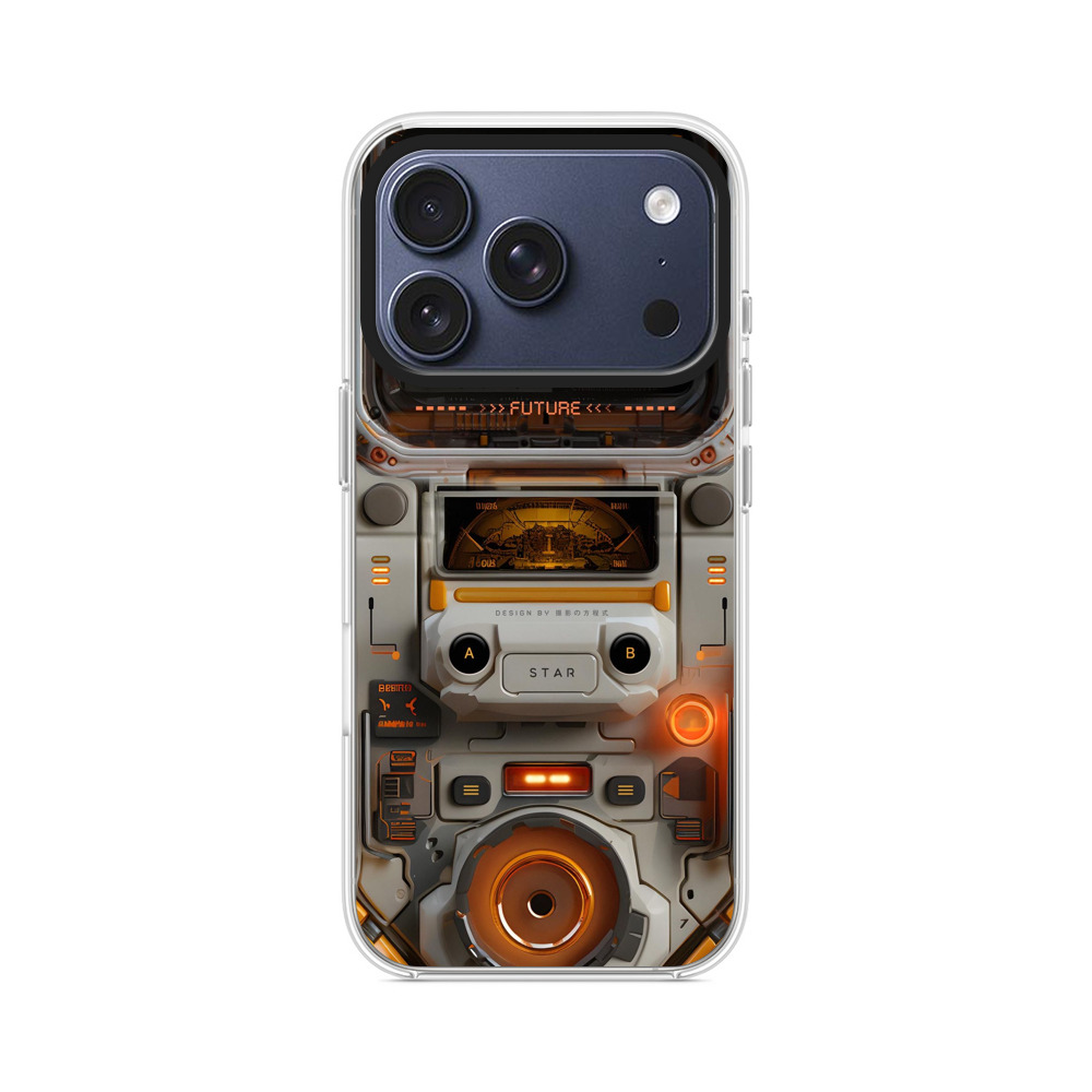 未来的レトロデザイン iPhone 17 Proオリジナルケース