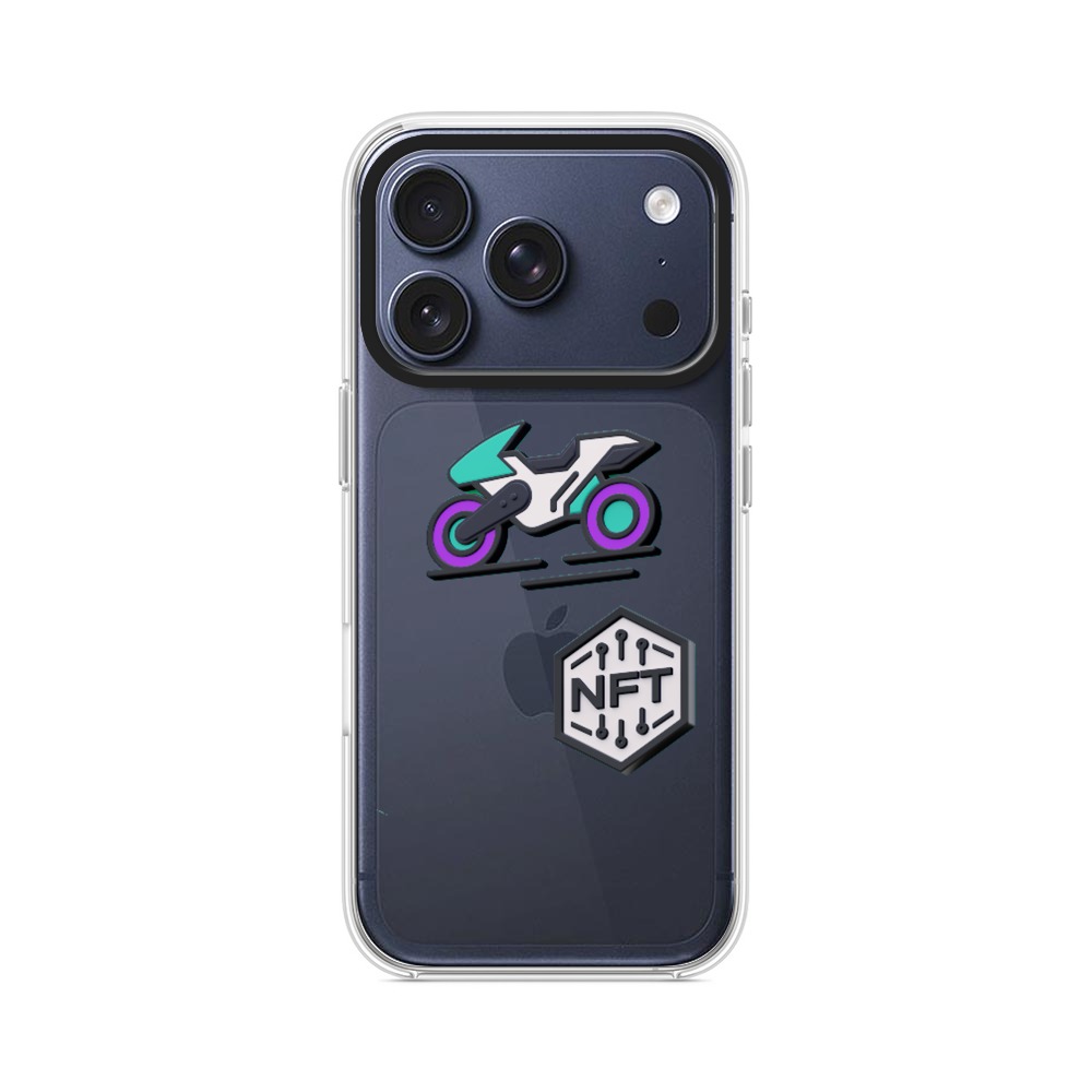 未来的なバイク iPhone 17 Proオリジナルケース