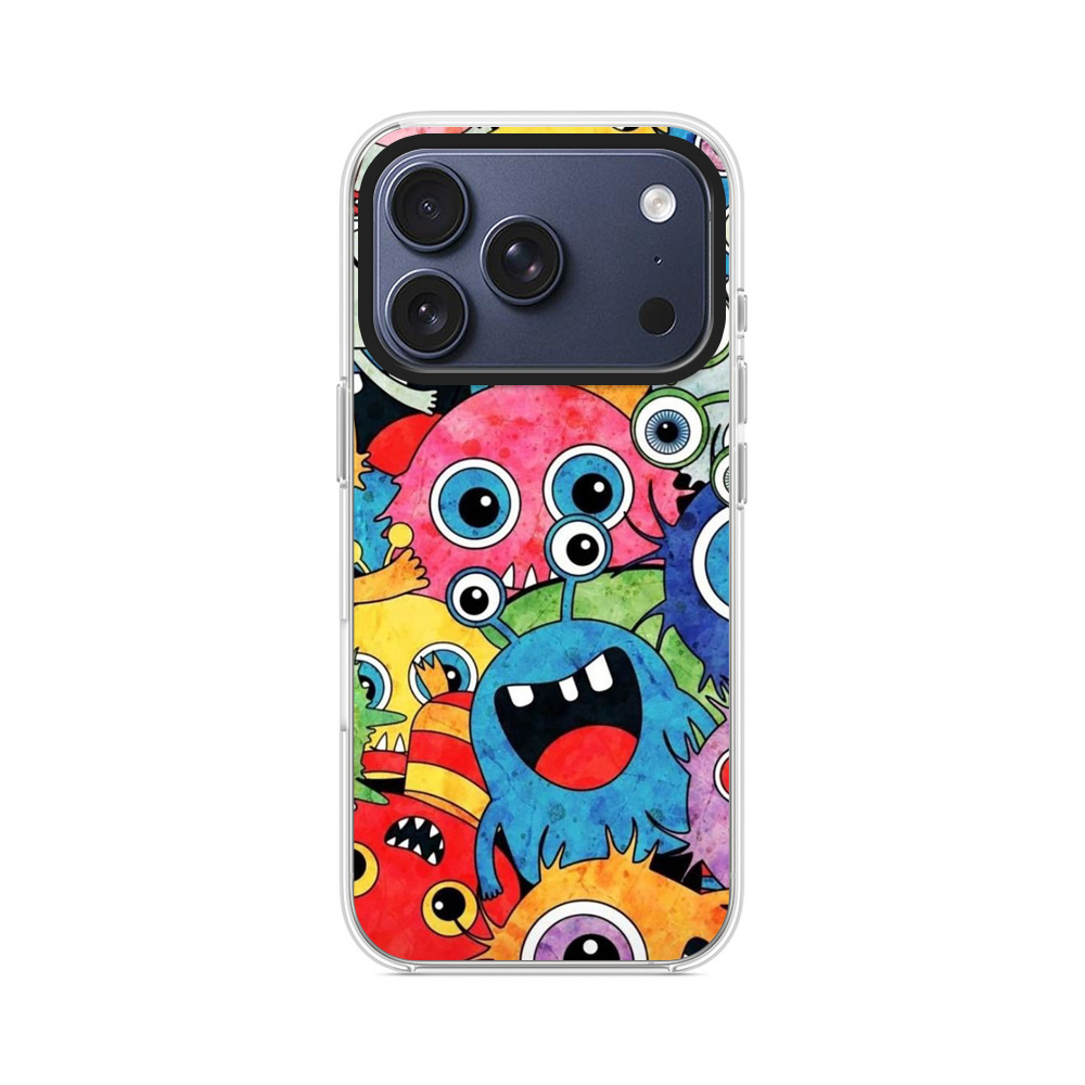 モンスターたちのイラスト iPhone 17 Proオリジナルケース