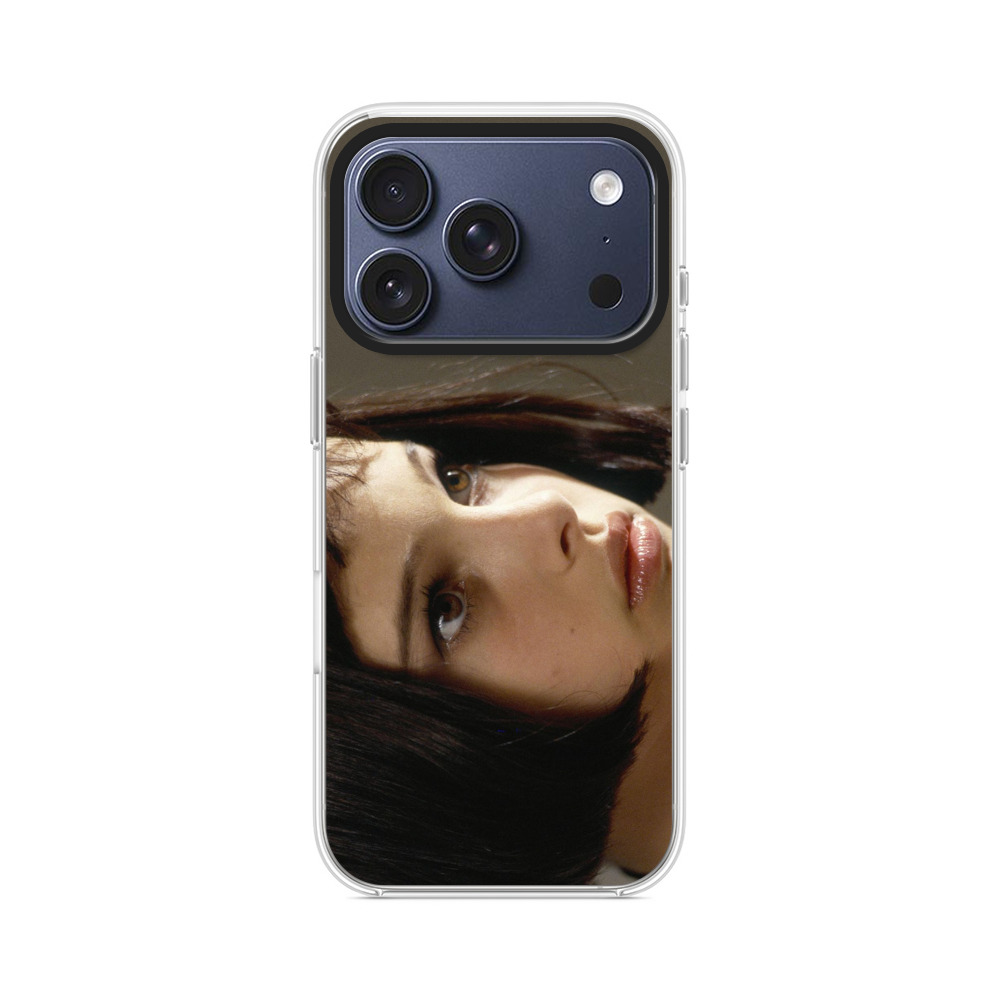 むつかしい表情の女性 iPhone 17 Proオリジナルケース