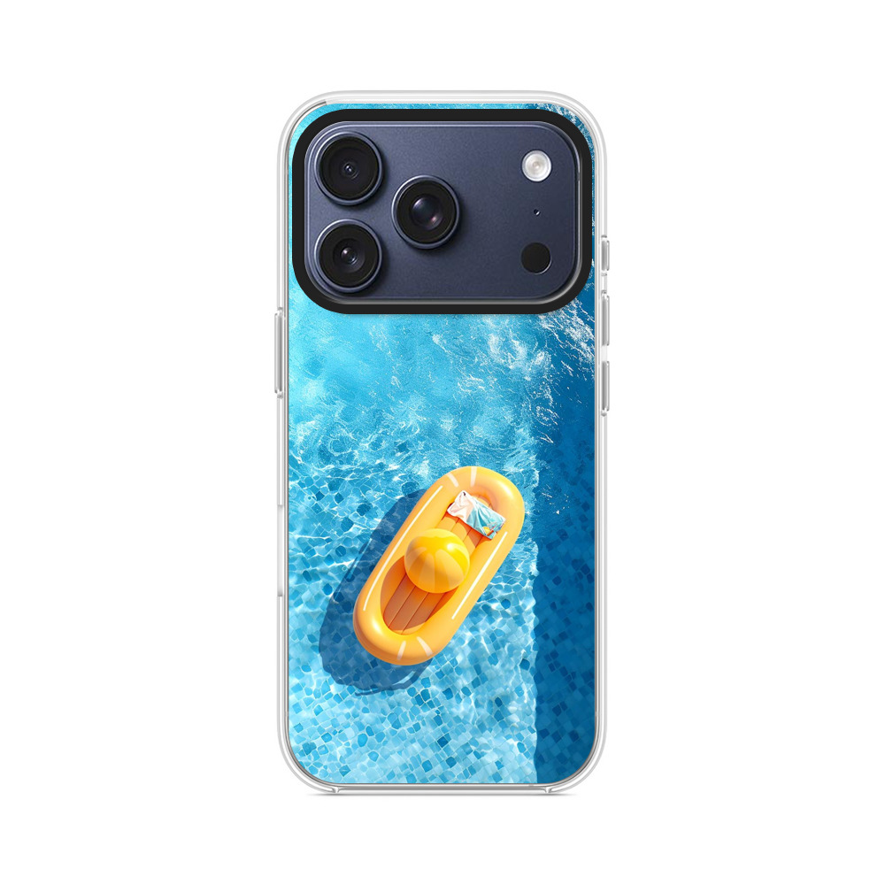 夏のプール浮き輪 iPhone 17 Proオリジナルケース