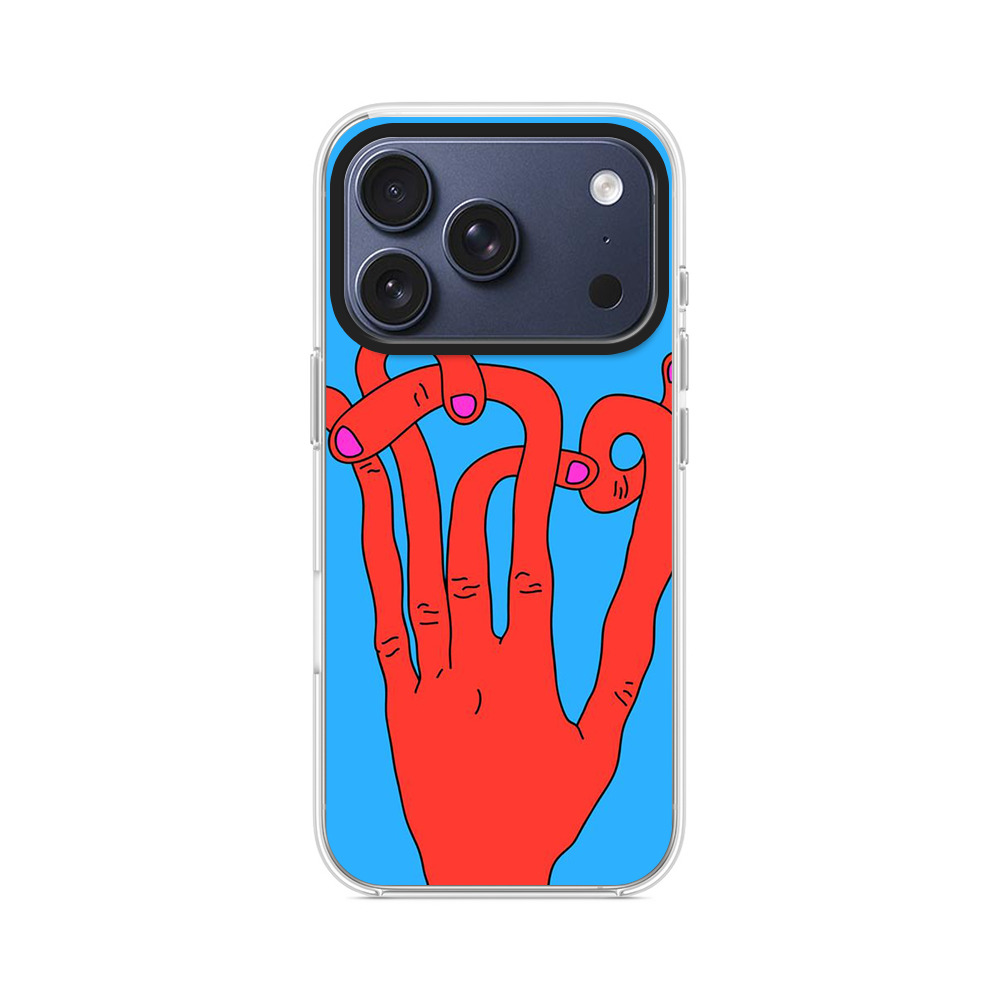 ねじれた赤い手 iPhone 17 Proオリジナルケース