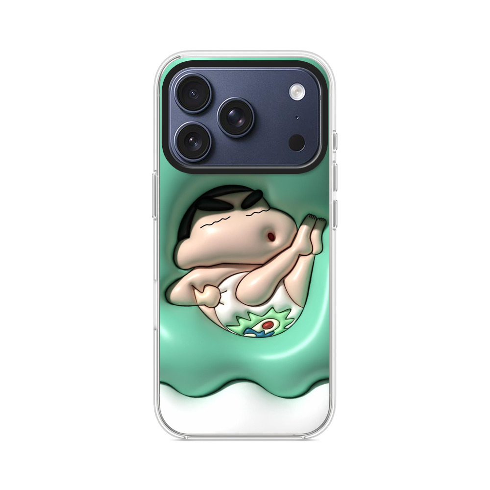 お風呂リラックスしんちゃん iPhone 17 Proオリジナルケース