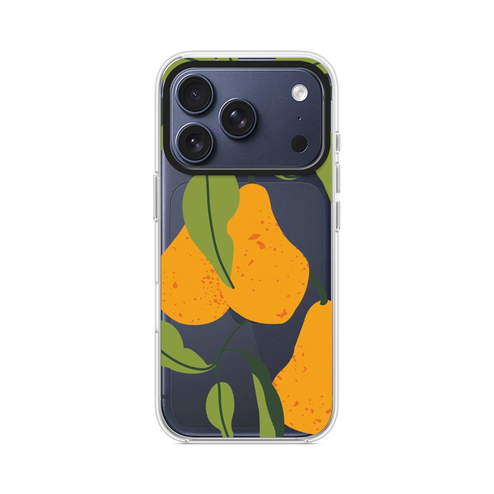 オレンジの洋梨 iPhone 17 Proオリジナルケース