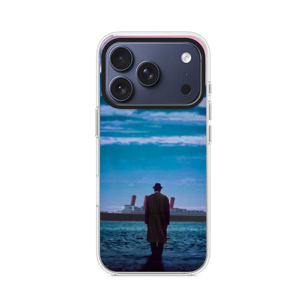 豪華客船を見つめる男 iPhone 17 Proオリジナルケース