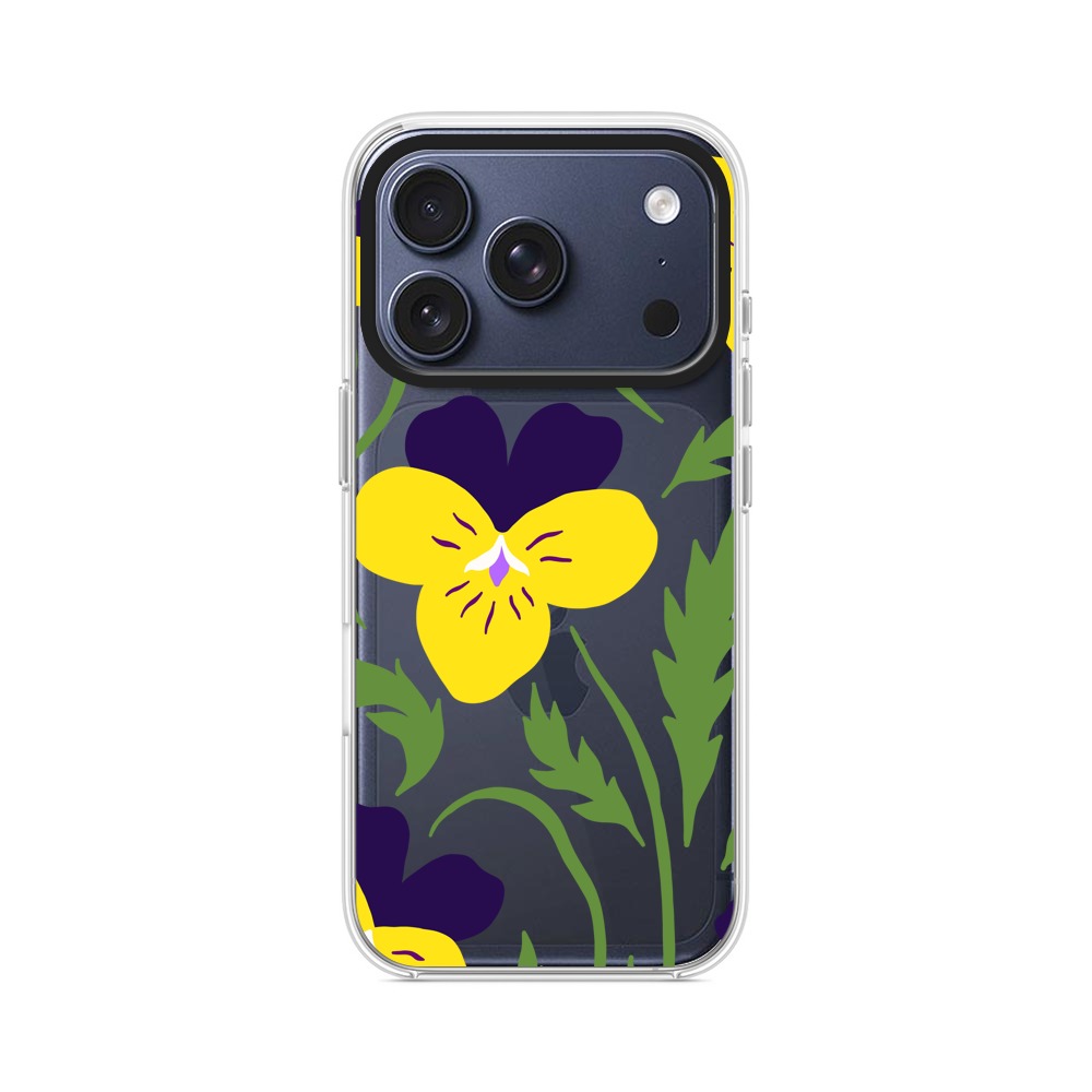 パンジーの花 iPhone 17 Proオリジナルケース