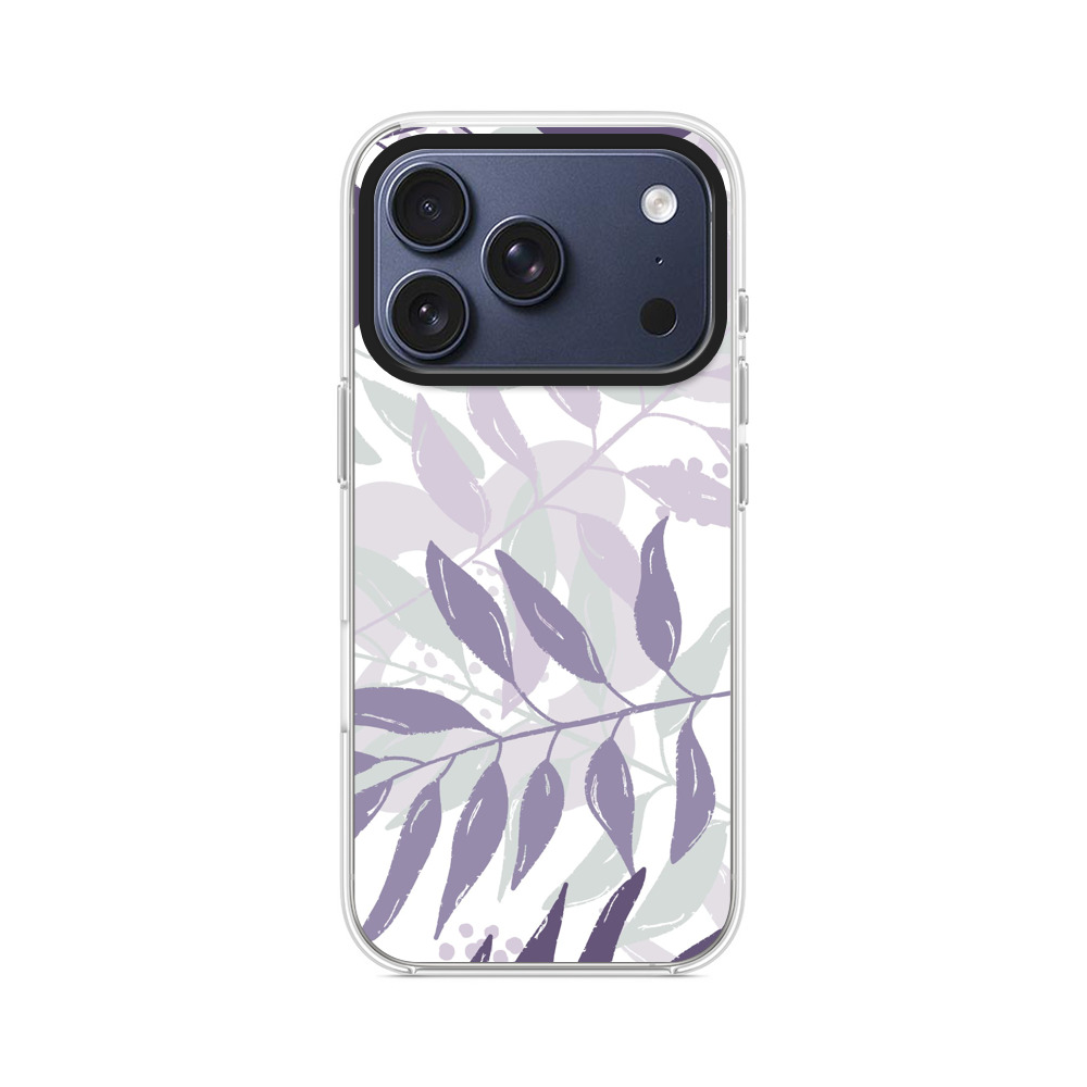 パステルリーフパターン iPhone 17 Proオリジナルケース