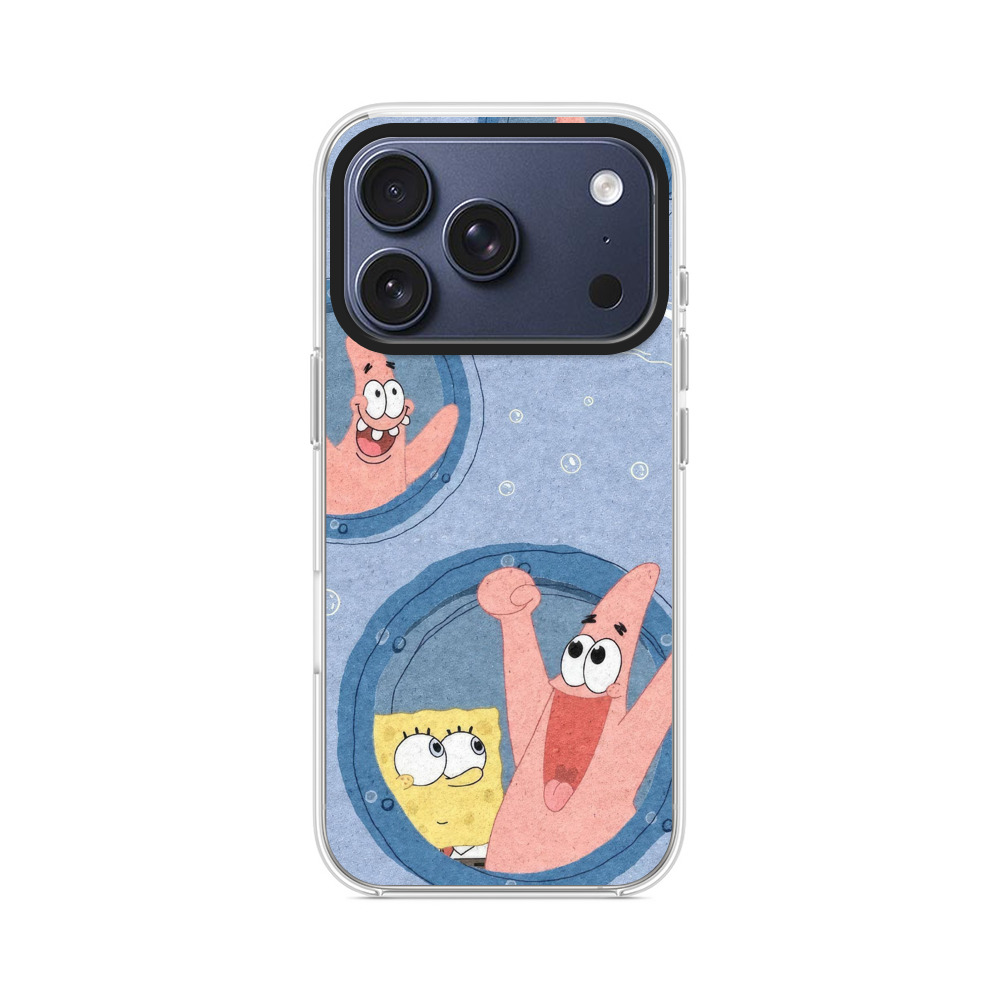 楽しそうなパトリック iPhone 17 Proオリジナルケース