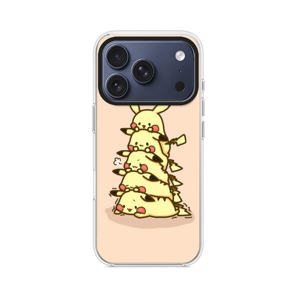 ピカチュウ4匹重ね iPhone 17 Proオリジナルケース