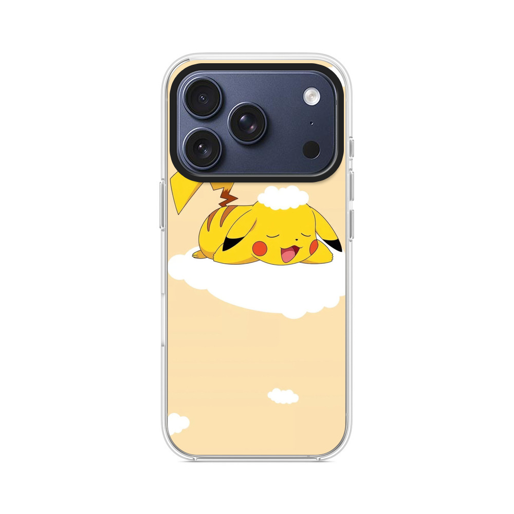 雲で眠るピカチュウ iPhone 17 Proオリジナルケース