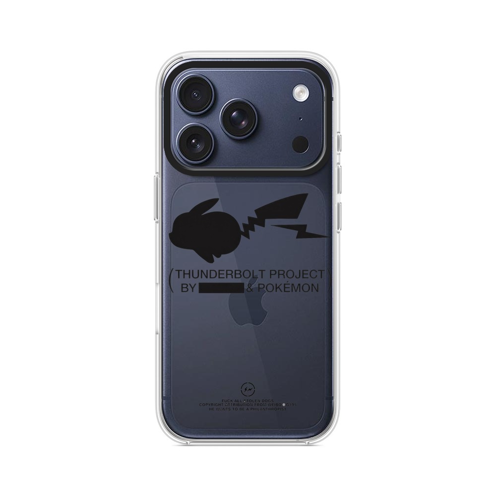 ピカチュウシルエット iPhone 17 Proオリジナルケース