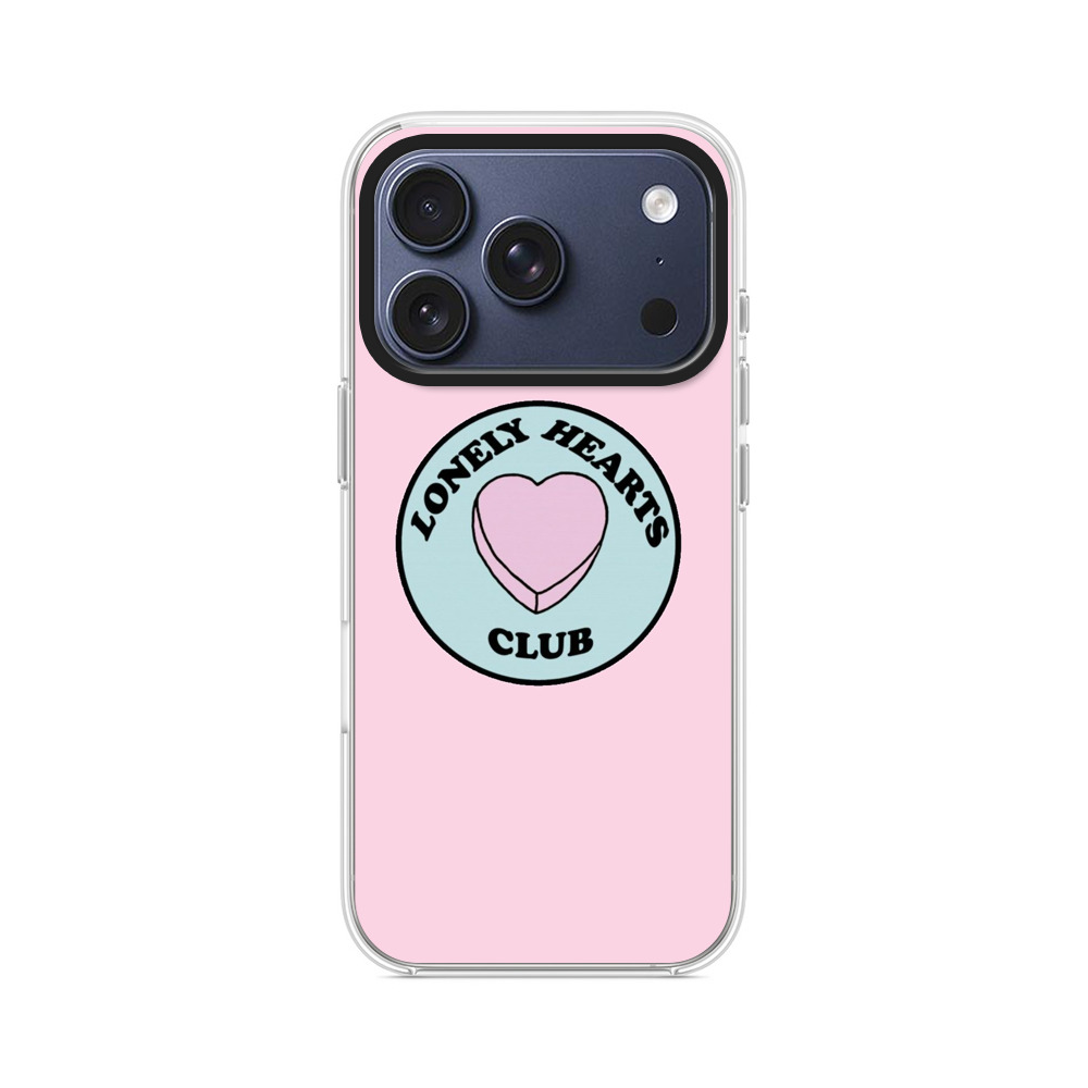 ピンクのハートとロゴ iPhone 17 Proオリジナルケース