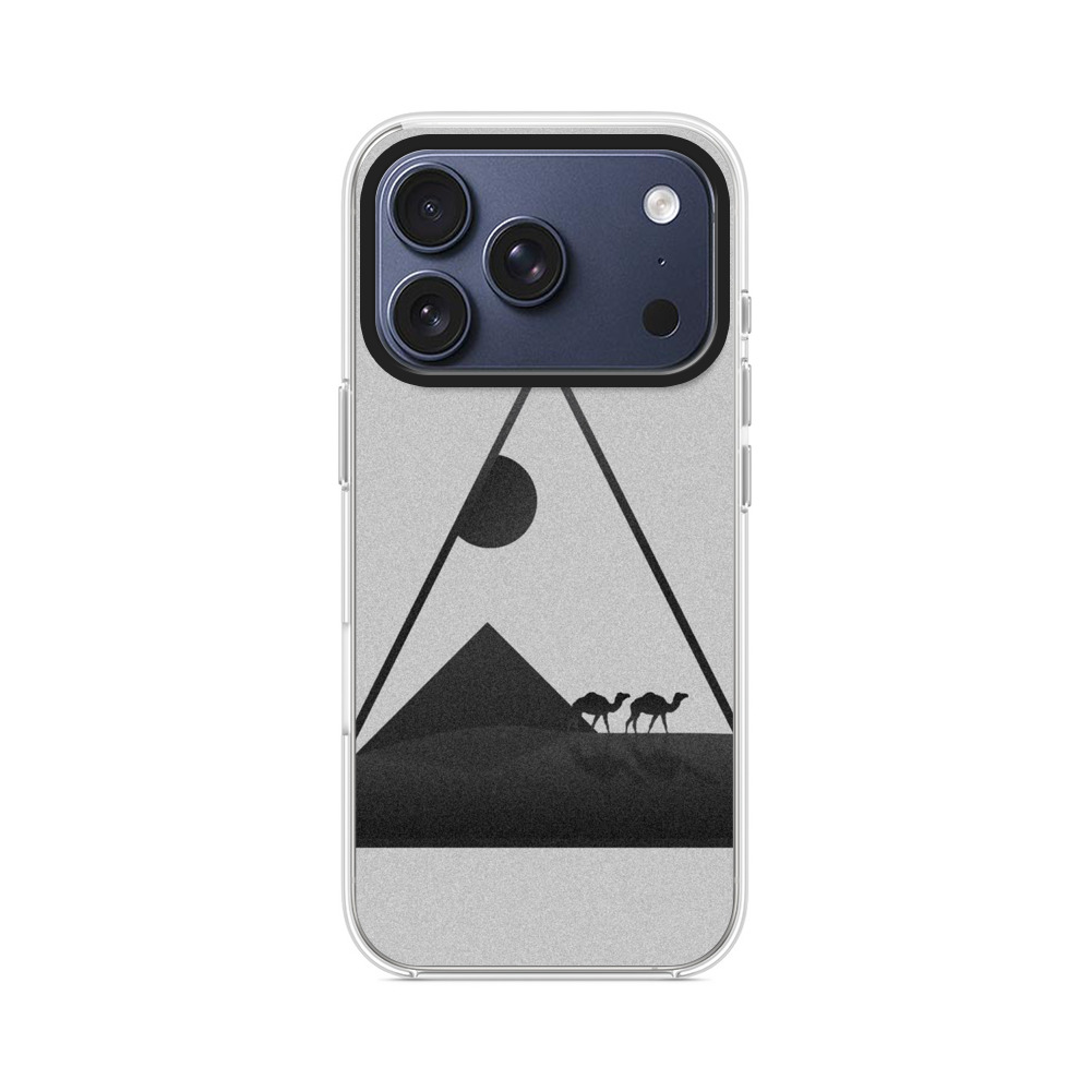 ピラミッドとラクダシルエット iPhone 17 Proオリジナルケース