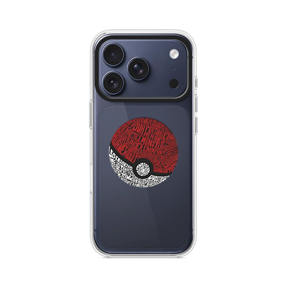 ポケモンボールのデザイン iPhone 17 Proオリジナルケース