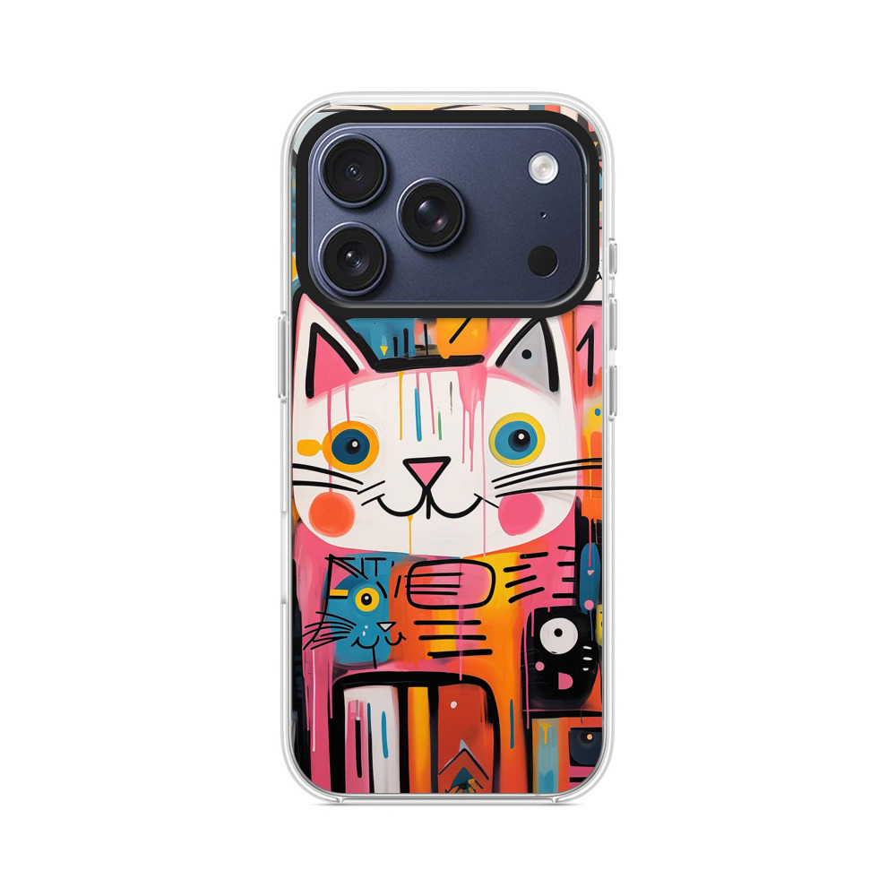 ポップアートの猫 iPhone 17 Proオリジナルケース