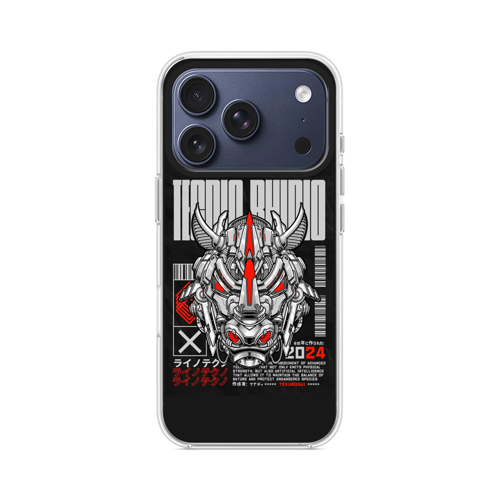 ライノサウルスのアート iPhone 17 Proオリジナルケース