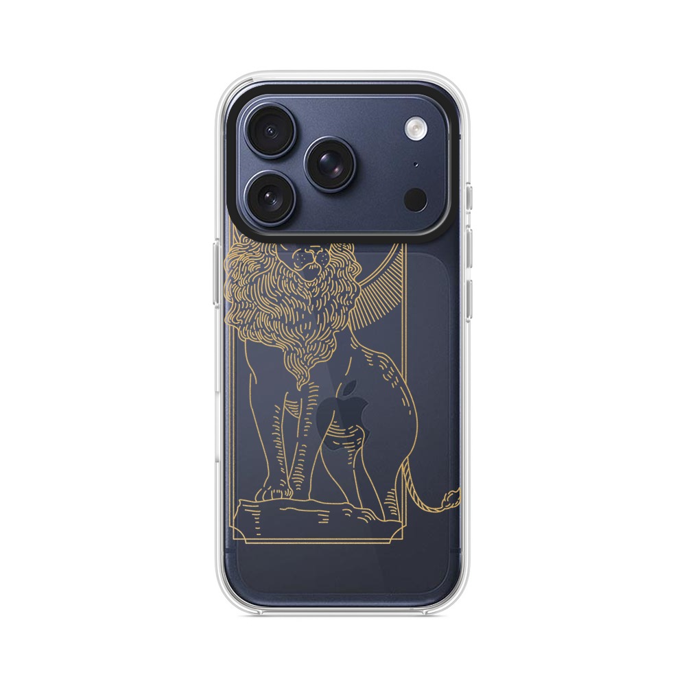 ライオンと月 iPhone 17 Proオリジナルケース