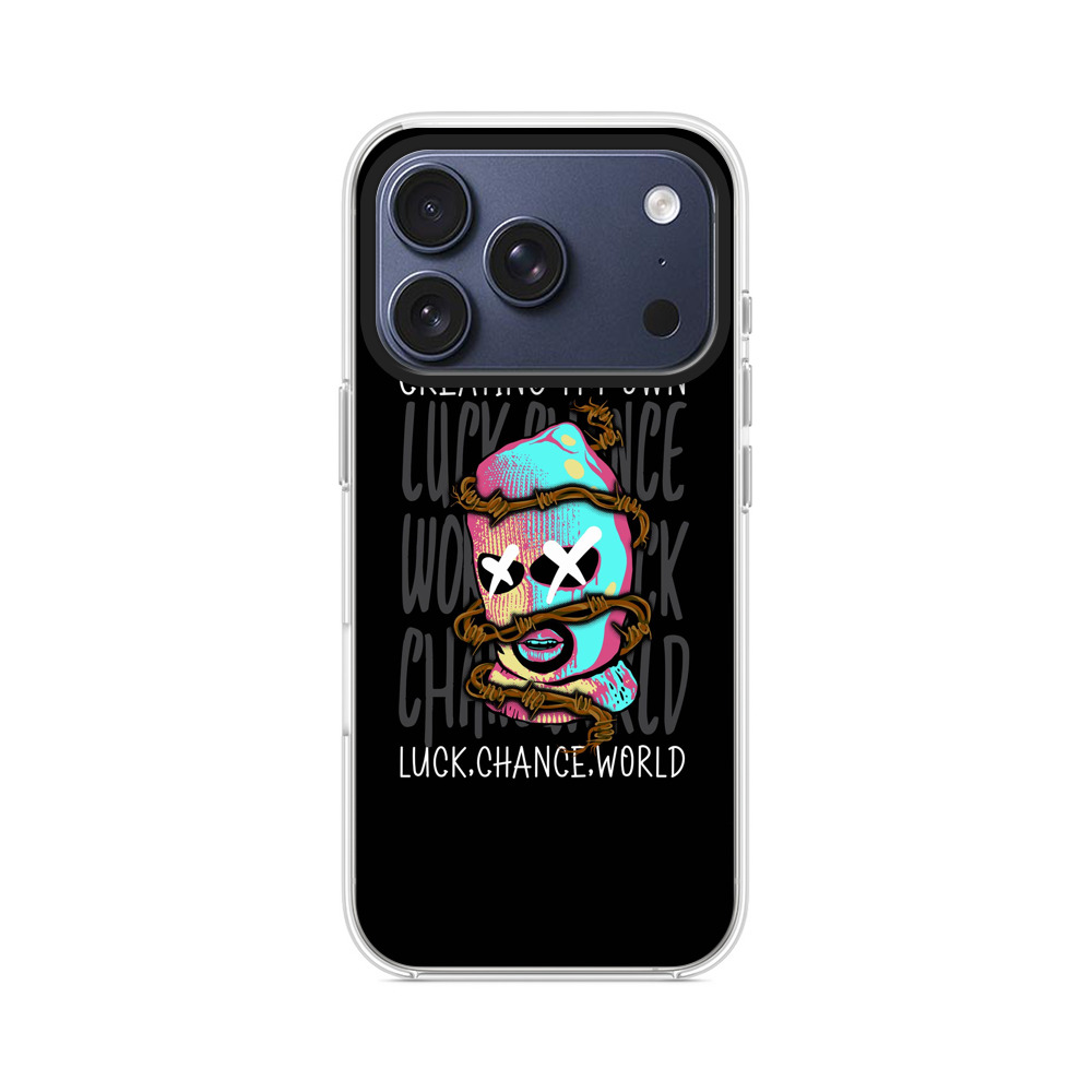 ラッキーコインと縄のイラスト iPhone 17 Proオリジナルケース